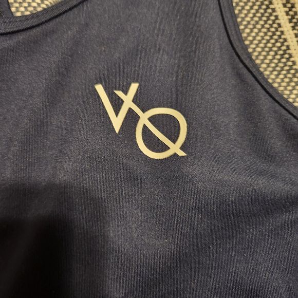 Vanquish‎ Fitness Crop Top Blue Tank Athletic Top Women's Size M - Picture 3 of 4